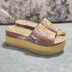 Kate Spade Multicolor Platform Sandals